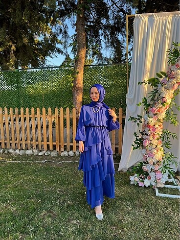 Abiye elbise şifon