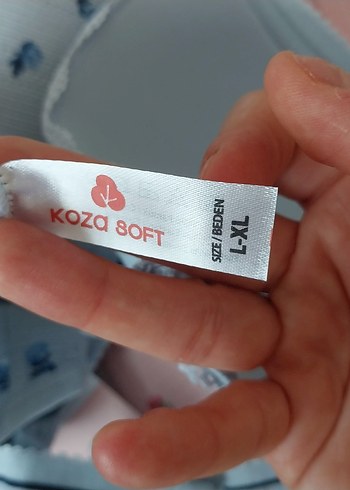 Mavi Midi Sütyen ve Külot Takımı çiçekli - Görsel 7