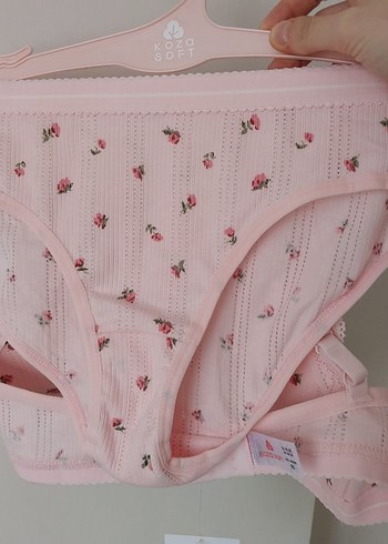 Pembe Bohem Sütyen Takımı güllü çiçekli - Görsel 3