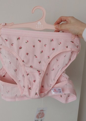 Pembe Bohem Sütyen Takımı güllü çiçekli - Görsel 4