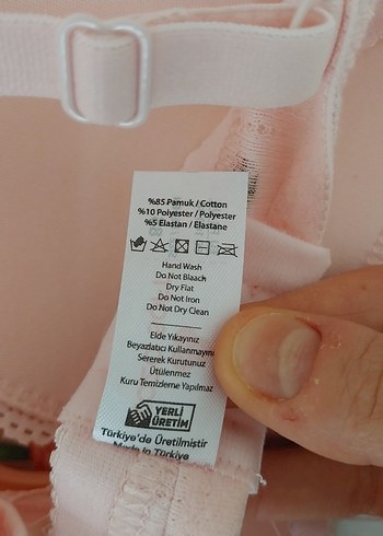 Pembe Bohem Sütyen Takımı güllü çiçekli - Görsel 5