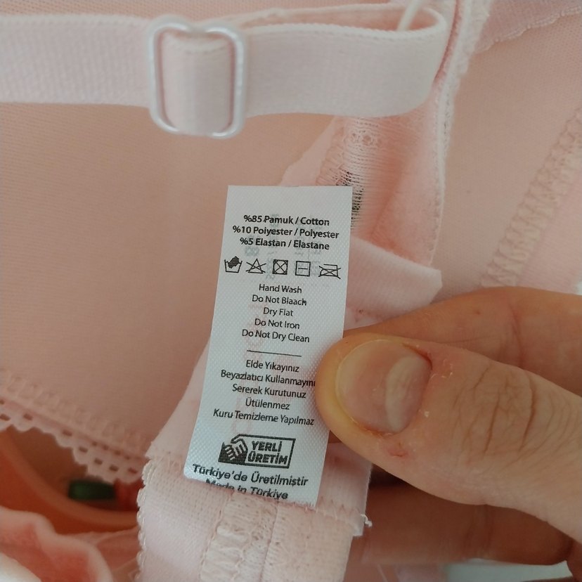 Pembe Bohem Sütyen Takımı güllü çiçekli - Görsel 5