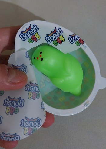 bonart squishy egg yeşil fok büyük - Görsel 2