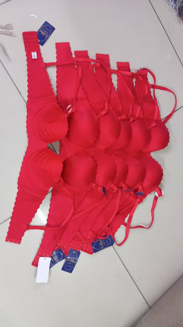 Uzun Kesim Pembe Minimalist Sütyen lazer kesim - Görsel 2