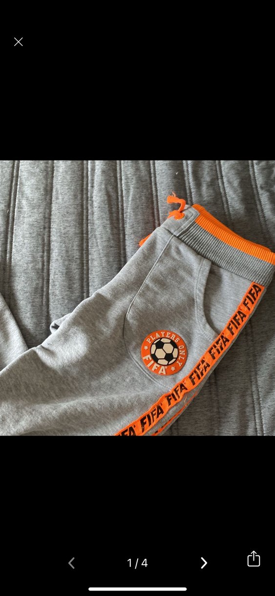 Erkek Çocuk Gri Fermuarlı Eşofman Altı - Görsel 2