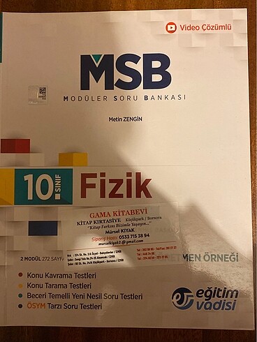 10. Sınıf Fizik soru bankası