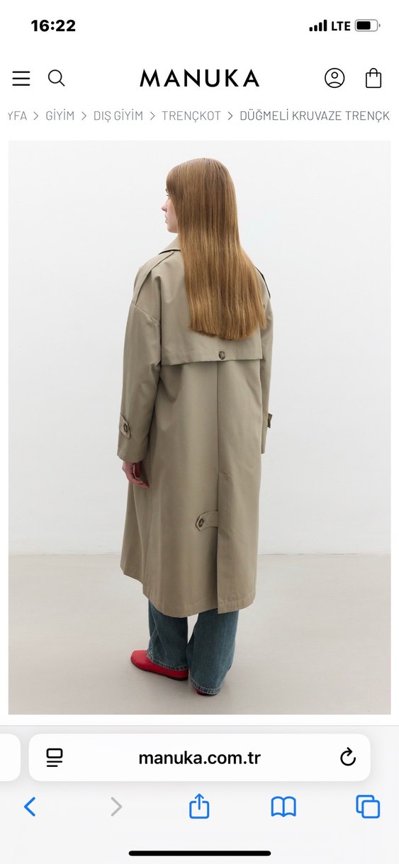 manuka trençkot - Görsel 3