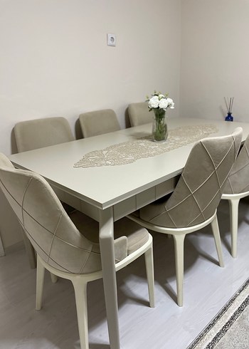 Bellona piranlar altı sandalyeli yemek masası takımı - Görsel 2