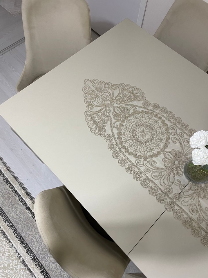 Bellona piranlar altı sandalyeli yemek masası takımı - Görsel 5