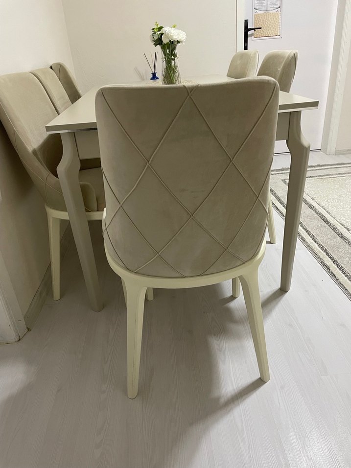 Bellona piranlar altı sandalyeli yemek masası takımı - Görsel 4