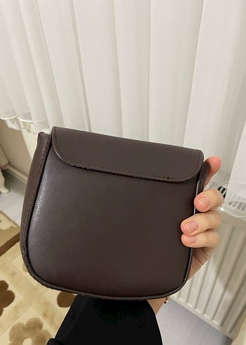 Kahverengi Deri Kadın Çanta - Görsel 2