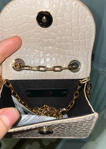 mango deri çanta - Görsel 4