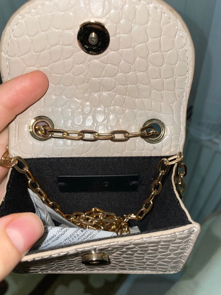 mango deri çanta - Görsel 4