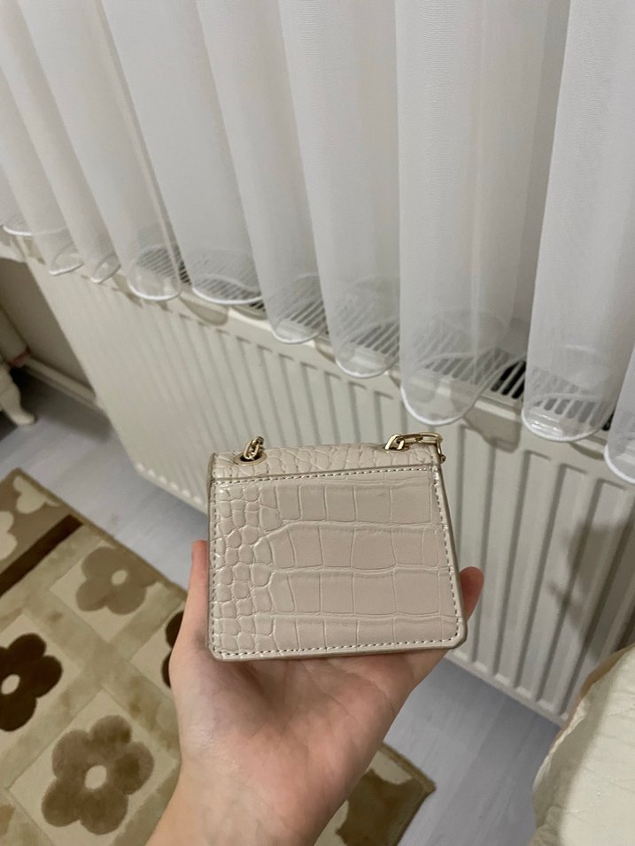 mango deri çanta - Görsel 2