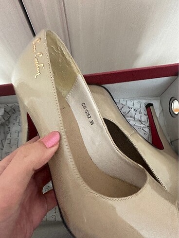 36 Beden Pierre cardin nude topuklu ayakkabı