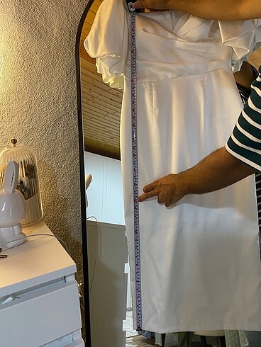 m Beden beyaz Renk Nikah elbisesi