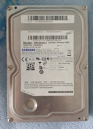 SAMSUNG 320 GB HARDDİSK