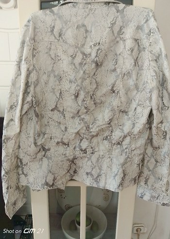 Yılan Desenli Kadın Blazer Ceket - Görsel 7