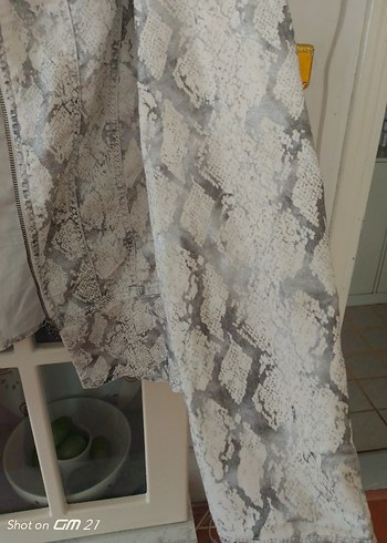 Yılan Desenli Kadın Blazer Ceket - Görsel 6