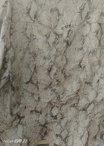 Yılan Desenli Kadın Blazer Ceket - Görsel 8