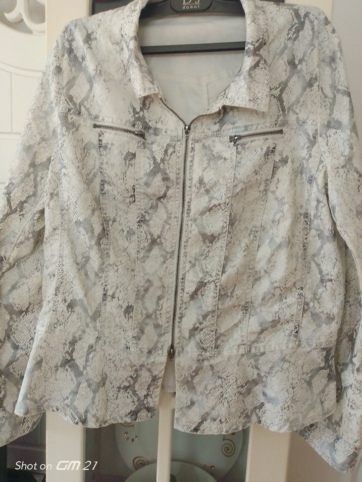 Yılan Desenli Kadın Blazer Ceket - Görsel 3