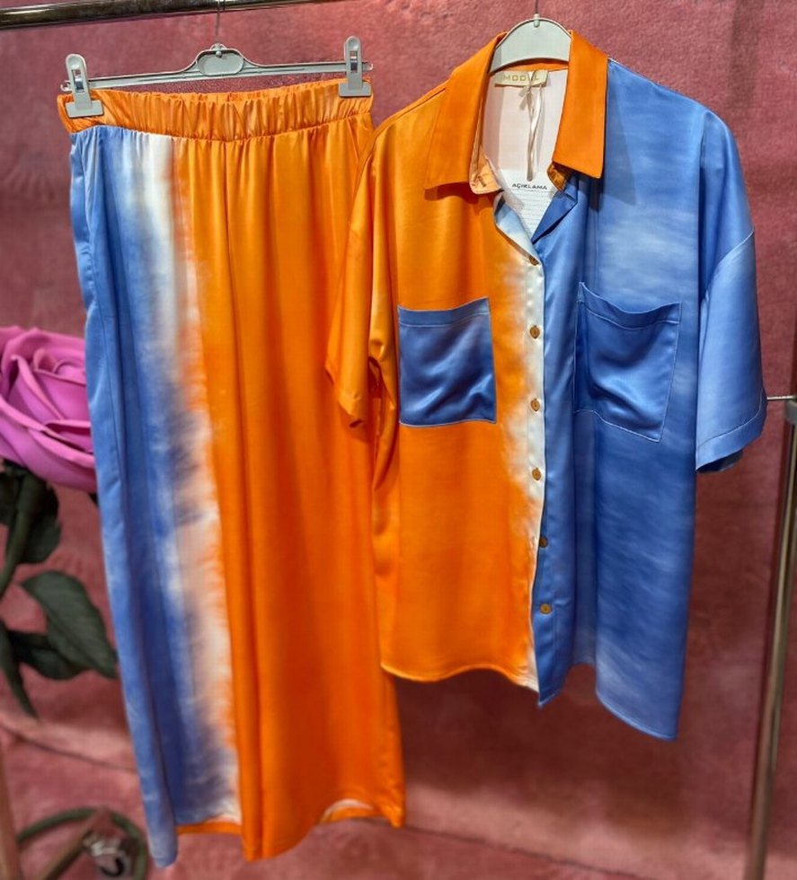 Kadın renkli takım - Görsel 3