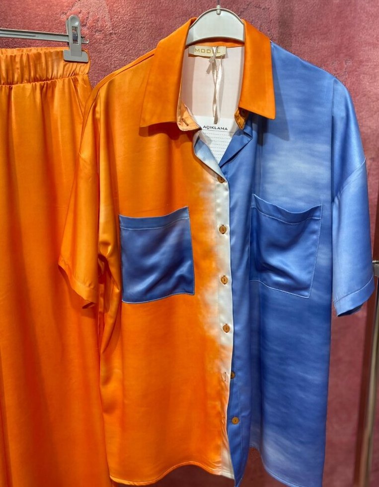 Kadın renkli takım - Görsel 2