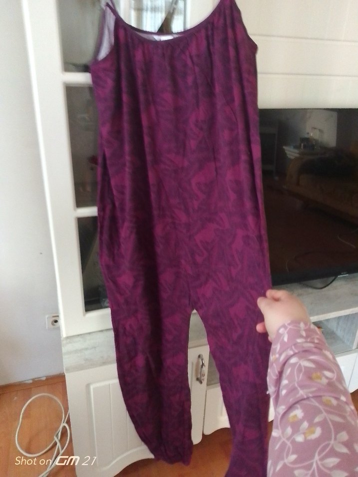 Mor Desenli Salaş Tulum - Görsel 2