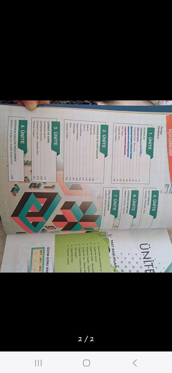 TYT AYT Geometri Soru Bankası Yayın Denizi - Görsel 2