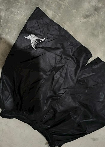 Erkek Siyah Mini Şort Mayo Loose Fit - Görsel 2