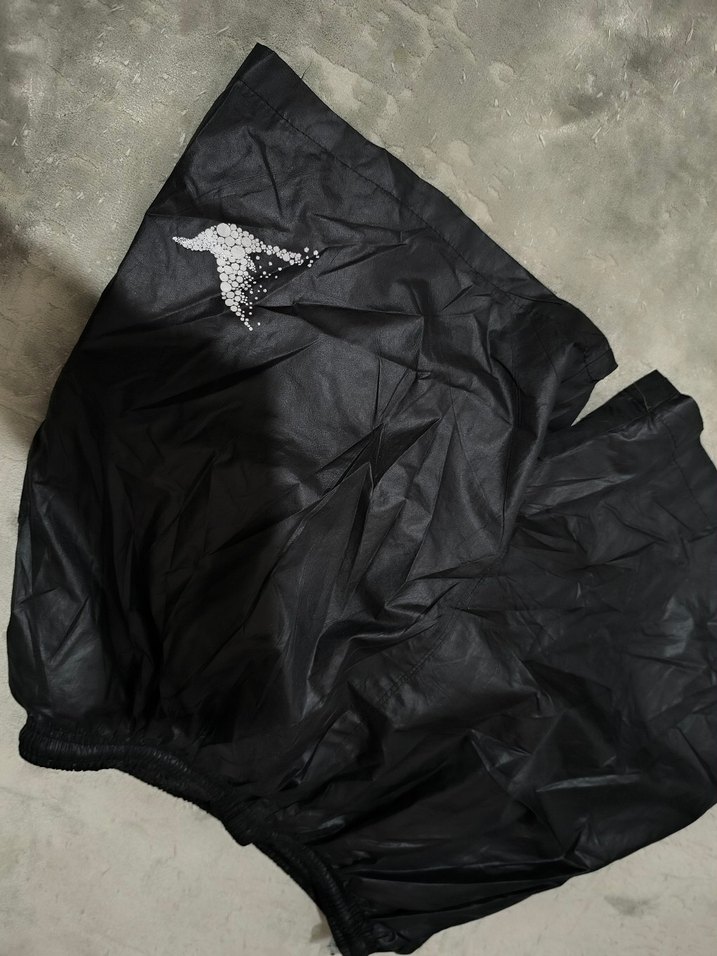 Erkek Siyah Mini Şort Mayo Loose Fit - Görsel 2