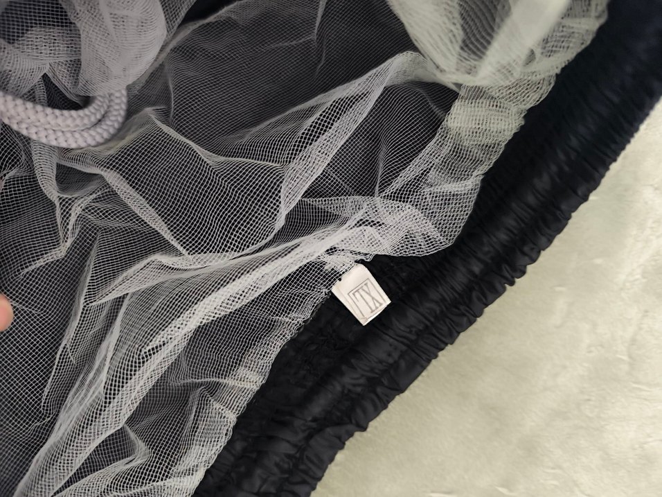 Erkek Siyah Mini Şort Mayo Loose Fit - Görsel 4