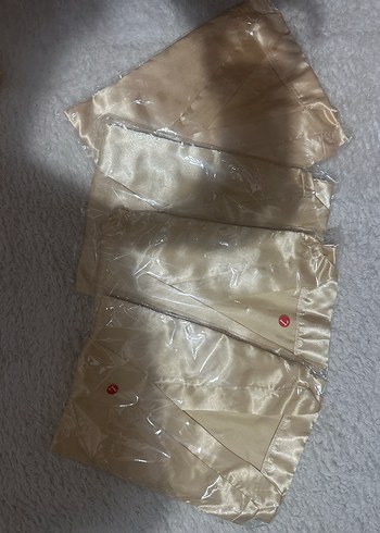 Tereyağ sarısı nedime sabahlıkları 6 adet - Görsel 2