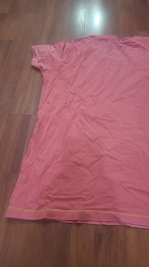 Kız Çocuk Pembe Baskılı Kısa Kollu Tişört - Görsel 5