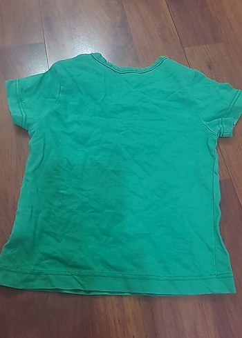 Kız Çocuk Renkli Baskılı Kısa Kollu Tişört - Görsel 7