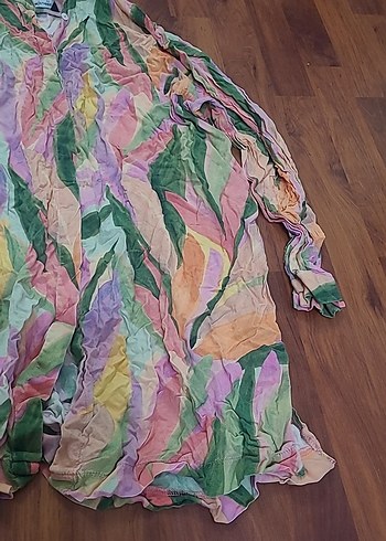 Kadın Çok Renkli Uzun Bohem Pareo - Görsel 2