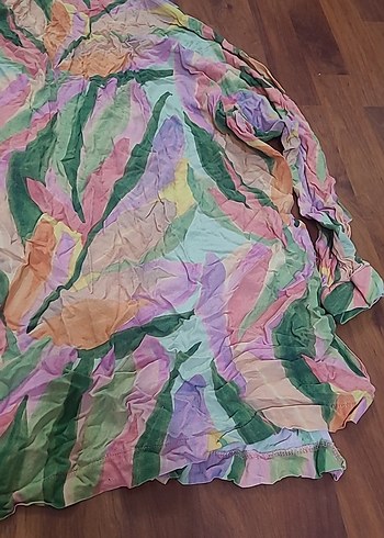 Kadın Çok Renkli Uzun Bohem Pareo - Görsel 7