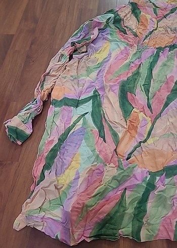 Kadın Çok Renkli Uzun Bohem Pareo - Görsel 6