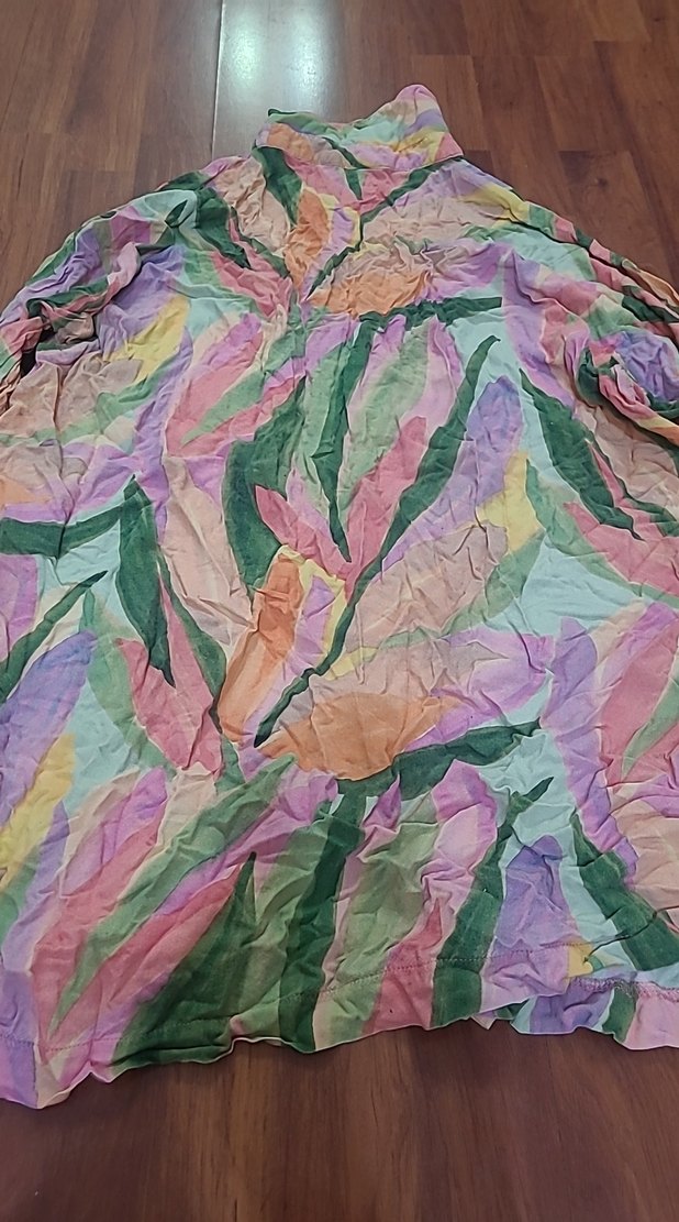 Kadın Çok Renkli Uzun Bohem Pareo - Görsel 5