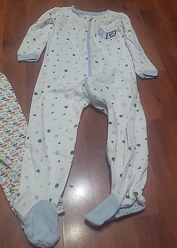 Diğer Mavi Fermuarlı Erkek Çocuk Pijama Takımı