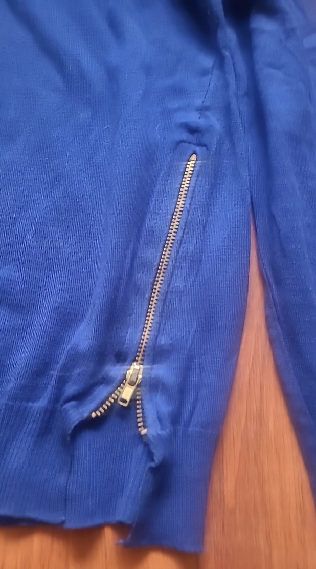 Mavi Kadın Fermuarlı Uzun Kollu Sweatshirt - Görsel 4