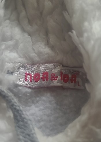 Gri Kapüşonlu Peluş Sweatshirt - Görsel 5