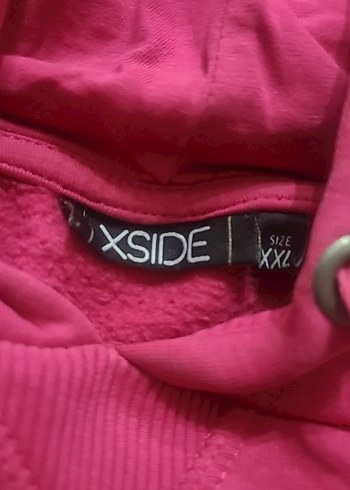 Kadın Pembe Kapüşonlu Uzun Kollu Sweatshirt - Görsel 5