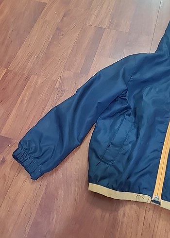 Mavi Fermuarlı Erkek Çocuk Mont - Görsel 2