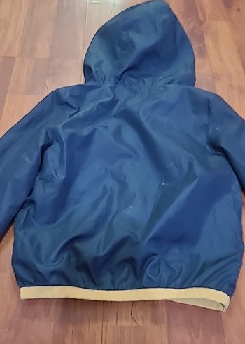 Mavi Fermuarlı Erkek Çocuk Mont - Görsel 5