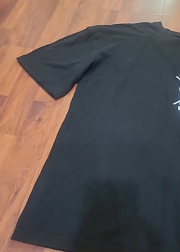 Siyah Baskılı Erkek Tişört - Görsel 2