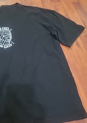 Siyah Baskılı Erkek Tişört - Görsel 3