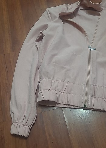 Diğer Bej Fermuarlı Kadın Ceket
