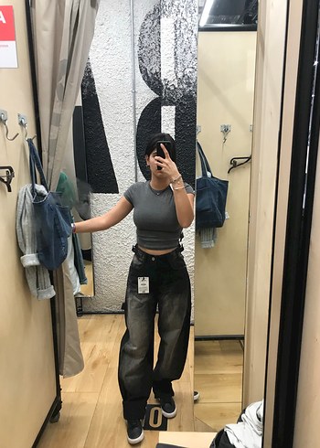 Bershka berskha wide leg balloon pantolon