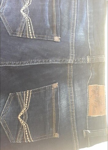 Düşük Belk Vintage Jean - Görsel 3